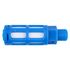 Plastic Breather Silencer 1/4' M Blue